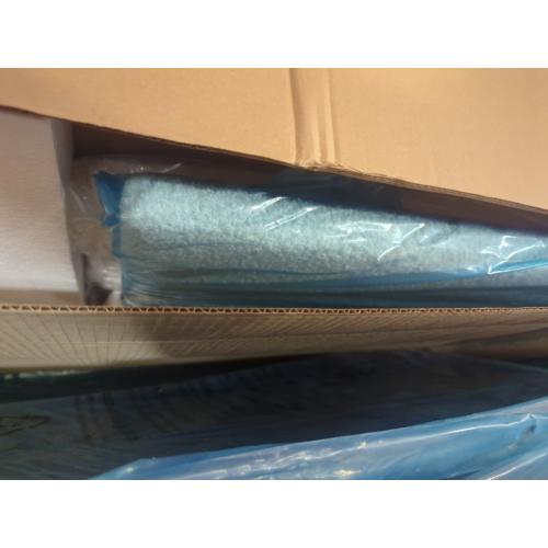 Size Queen Color White Upholstered Platform Bed Frame with Wingback Headboard, LED Lights & 4 Storage Drawers