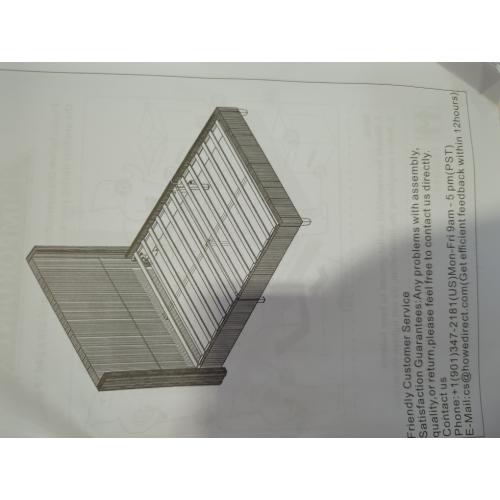 Dunwoody Upholstered Wingback Queen Size Platform Bed,Cream