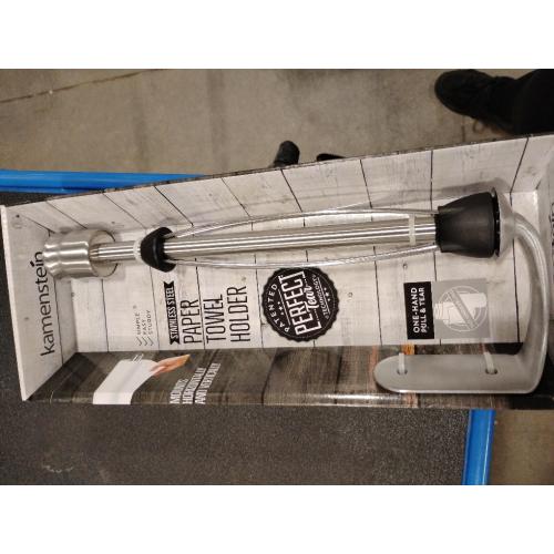 Kamenstein Stainless Steel Paper Towel Holder 1.57 in. H X 4.53 in. W X 11 in. L