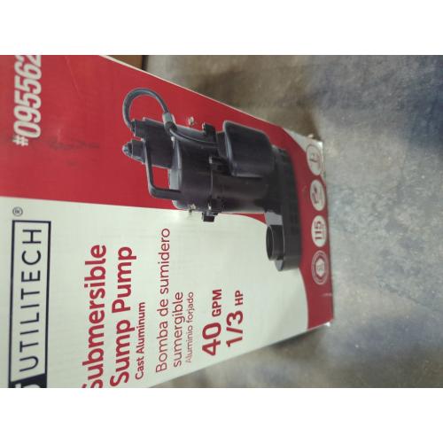 Utilitech 0.33-HP Aluminum Submersible Sump Pump