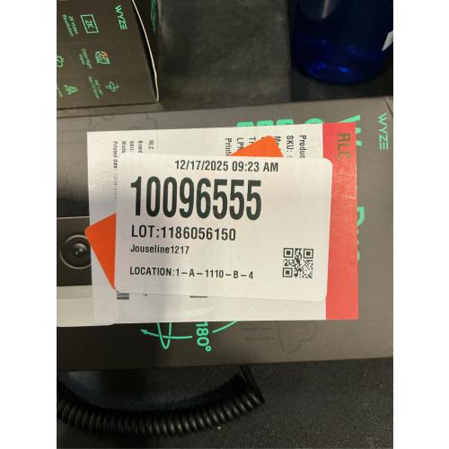 WYZE Duo Cam Pan Indoor/Outdoor IP65 2K 360° Pan/Tilt Smart Home Security Camera with Color Night Vision, Compatible with Alexa & Google Assistant, White