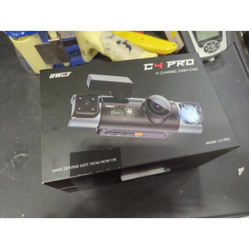 IIWEY C4 PRO 4-CH Dash Cam & Hardwire Kit & CPL Filter