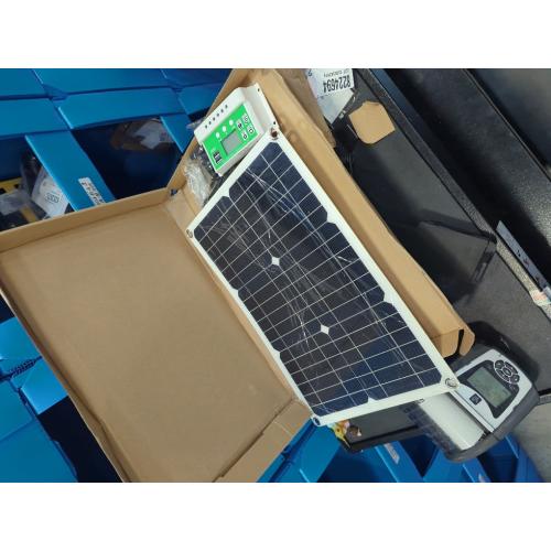 1set Solar Charging Panel Controller Flexible Monocrystalline Outdoor Charger for Camping Hiking and Travel Energy-Saving for All Devices
