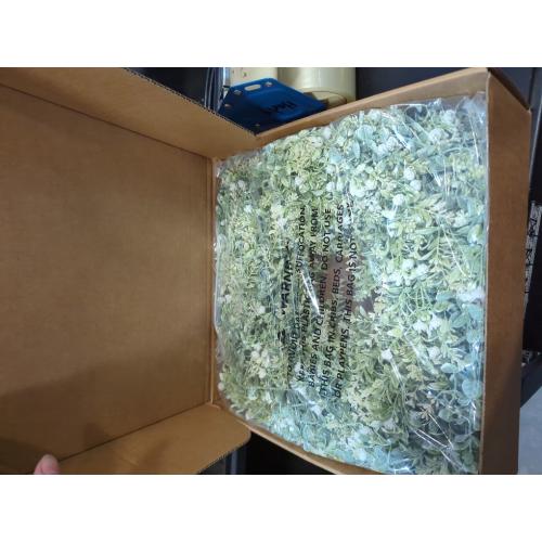 26'' Large Eucalyptus Wreath for Front Door, Porch- Artificial Eucalyptus and Lavender with Babys Breath Flowers Wreath for Home, Farmhouse Wall Decor- Spring, Summer, Fall, All Seasons (White-Green)