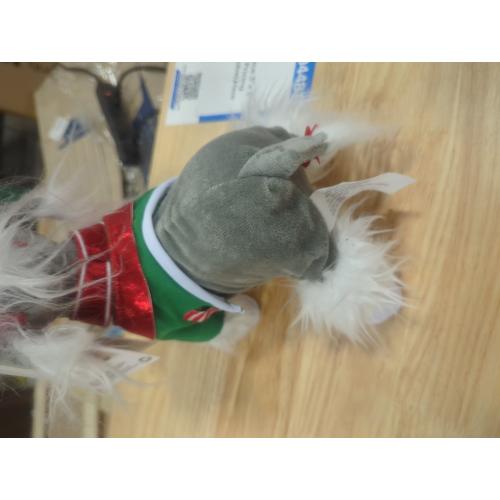 Gemmy Animated Dapper Chinese Crested Dog Rocking Around The Christmas Tree