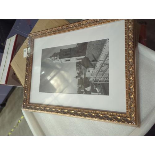 AUEAR, 12x16 Ornate Photo Frame, Bronze Color, with White Mat for 8x12 Picture & Real Glass (2 Pack)