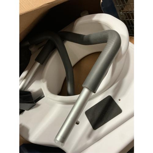Drive Medical Raised 5-inch Toilet Seat with Removable Padded Arms