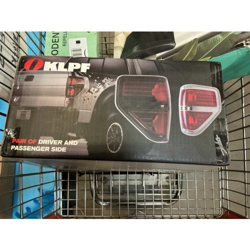 OKLPF Rear Brake Tail Light Compatible With 2009 2010 2011 2012 2013 2014 Ford F150 F-150,Replace Red Taillight Assembly Red Smoked Tail light,Included A Luxurious Box,Driver and Passenger Side