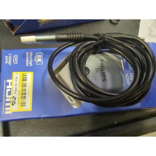 Philips 8K HDMI 2-Port Switch - Silver