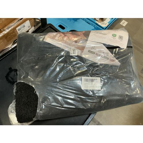 PURRUGS Dirt Trapping Door Mat 32 x 70, Non-Slip Machine Washable Entry Rug, Shoe Scraper, Dog Doormat, Super Absorbent Welcome Mat for Front & Back Door, Muddy Wet Shoes & Paws, Black