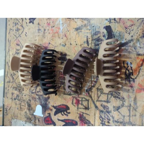 4 pack Large Hair Clip is Suitable for Women's Thick Hair Claw Clip Rubber Paint Hairpin Banana Clip Makeup Bath Antiskid Clip(Four Piece Suit,Painting Effect)