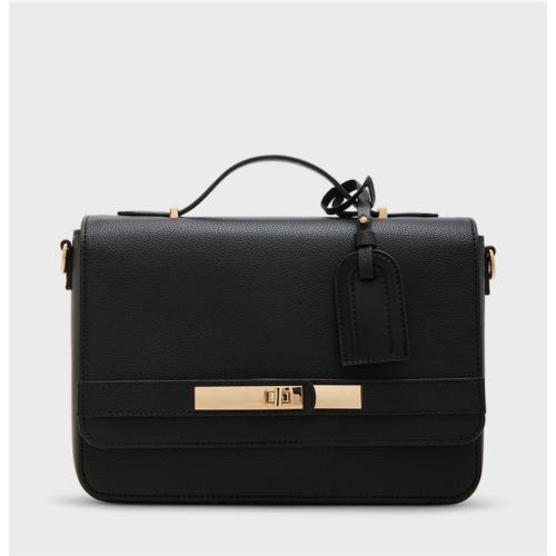Anne Klein Textured Flap Top-Handle Bag