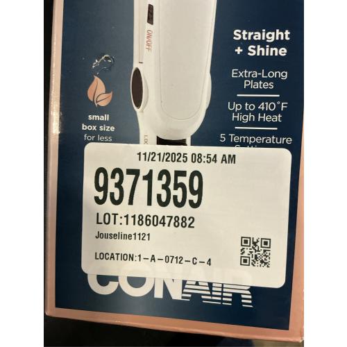 Conair Double Ceramic 1-inch Flat Iron