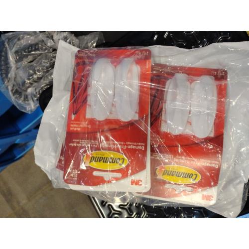 3M Command Medium Plastic Designer Hooks 3.125 in. L ( 6 pk)