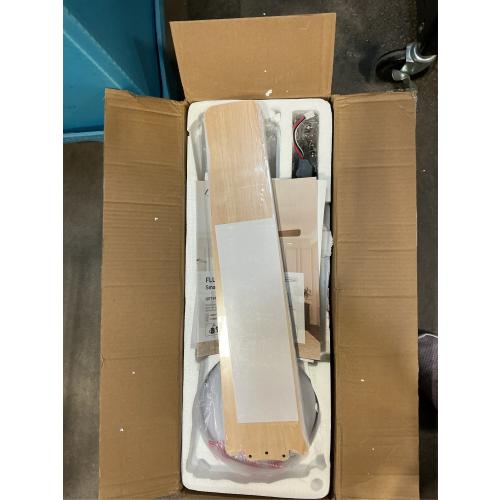 Amico Ceiling Fans with Lights, 52 inch Low Profile Ceiling fan with Light and Remote Control, Flush Mount, Reversible, 3CCT, Dimmable, Noiseless, White Ceiling Fan for Bedroom, Indoor/Outdoor Use