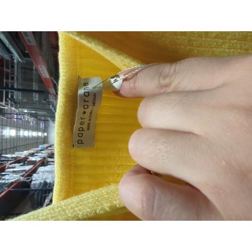 Size medium Langwyqu Women's Wool Spaghetti Strap Sexy V Neck Sweet Cut Crop Top Camisole Yellow