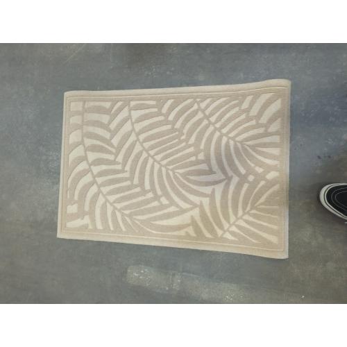 Front Door Mat, Absorbent Resist Dirt Welcome Door Mat Indoor Outdoor, Waterproof Doormat, Sturdy Non Slip Backing, Fade Resistant, Low Profile Entry Mat for Entryway, Beige
