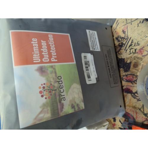 Waterproof 2-Seater Loveseat Covers for Patio Furniture, Weatherproof Outdoor Chair Seat Couch Sofa Cover, 54 W x 37 D x 35 H, Black