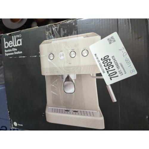 Bella PRO - Barista Elite Espresso Station with 20 Bars of High Pressure - Oatmilk