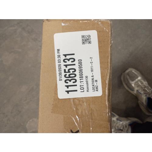 25.04 in. French Oak Gray Plastic 3-shelf Etagere Bookcase with Open Back