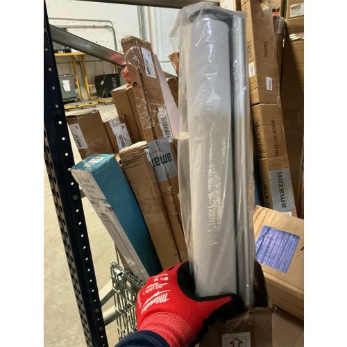 GENIMO 100% Blackout Roller Window Shades, Window Blinds Cordless with Thermal Insulated, UV Protection Fabric, Mini French Door Blinds for Home, Office, Bedroom, Easy to Install, Ivory, 37 W X 72 H