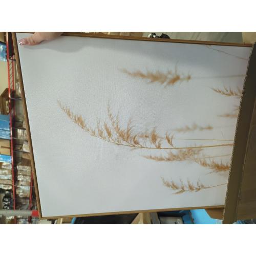 HPNIUB Modern Beach Artwork Seascape Wall Art, Seaside Framed Painting Reed Pathway Picture, Minimalist Neutral Coastal Landscape Wall Decor for Living Room,Bathroom -16'' x24'' x3