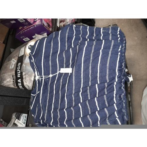 Max studio Womens Summer Short Sleeve Tops 2026 Trendy Crew Neck Striped Knit Sweater Business Casual Spring Clothes size xs