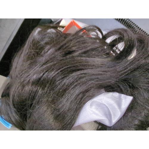 GORGIUS Layered Wigs with Bangs Ready to Go Straight Wig with Bangs 22 Inch Put On Go Black Bang Wigs Crafted with Style-Archive Synthetic Fiber Natural Pre-Plucked Hairline