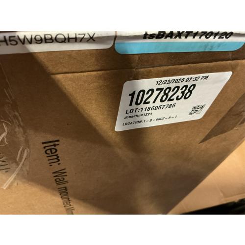 Arched Bathroom Mirror, 32x34 Inch - Wall Mounted Vanity Mirror with Aluminum Alloy Frame - Ideal for Living Room, Bedroom, Bathroom, and Entryway, Hanging or Leaning, Black