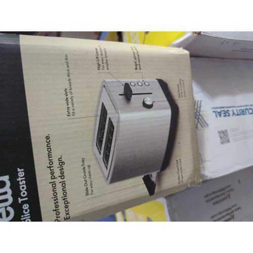 Silver Bella PRO - 2-Slice Toaster with Extra Wide Slots - Stainless Steel