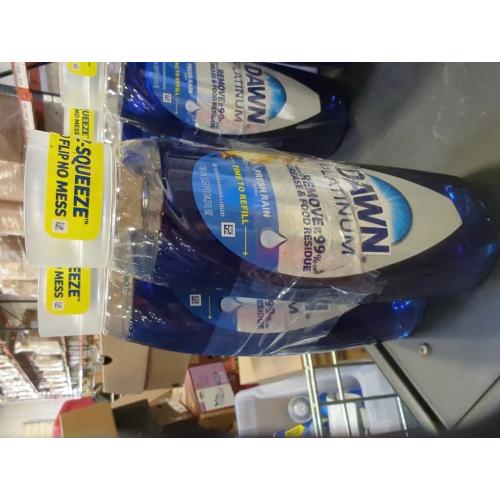 2 Pack Dawn Ultra Platinum EZ-SQUEEZE 24.3-fl oz Refreshing Rain Dish Soap