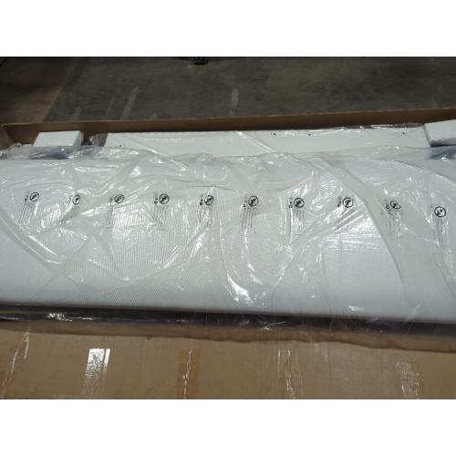 King Bed Frame Cream With Wingback