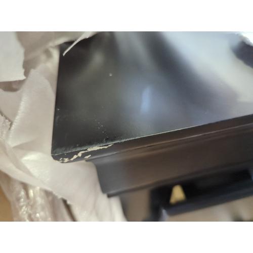 Black 2 Drawer Nightstand Set of 2