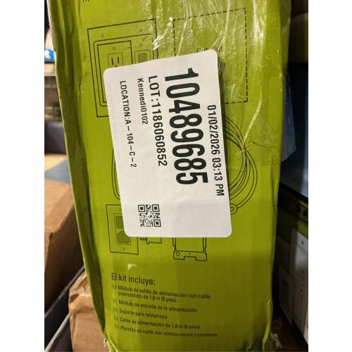 Legrand On-Q 4-27/64-in x 10-in PVC White Flat Screen Tv Kit