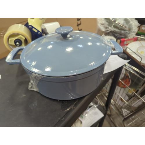 5.5qt Enamel Dutch Oven Blue - Figmint