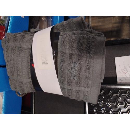 All-Clad Solid Kitchen Towel: Highly Absorbent, Super Soft Long Lasting - 100% Cotton, 17x30 Tea Towel for Cleaning & Drying Dishes, Pans, Glassware, or Countertops, (6-Pack), Pewter