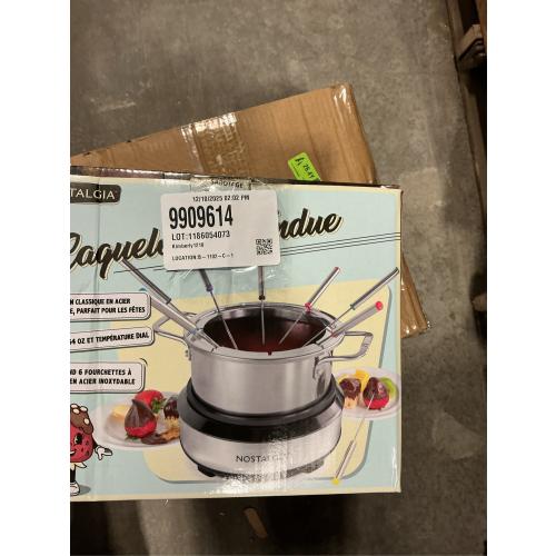 8 Stick Stainless Steel Fondue Pot