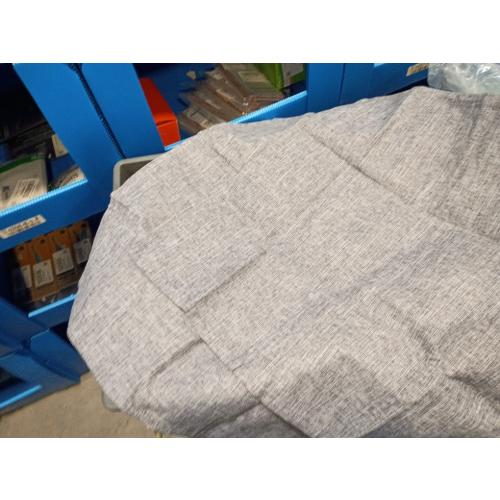 OctoRose Full Size 2 Side Zipper Upholstery Thick Linen Silver Futon Cover Sofa DayBed Mattress Slipcover Couch Protector (Linen-Silver, Full Size)