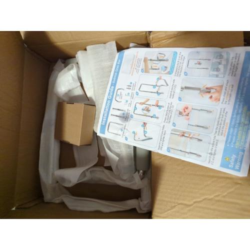 Bath Tub Handles for Seniors Shower Rails Elderly Adults Safety, Bathtub Clamp Grab Bars Helper No Drill, Handicap Bathroom Tub Support Bar Assist Devices, Help Getting Out of Bathtub