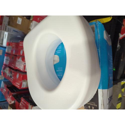 Carex Raised Toilet Seat - White