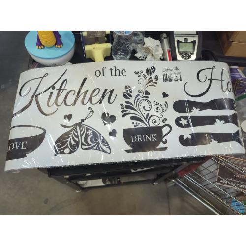 Kitchen Wall Stickers - The Heart of The Home Quotes Decals, Vinyl Wall Sign Art Decor for Dining Room and Living Room