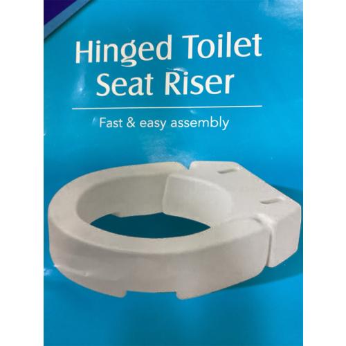 Drive Medical Hinged Toilet Seat Riser, Standard Seat, White