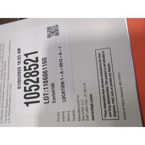 SeroVital Advanced Dietary Supplement 120 Capsules   60 Tablets