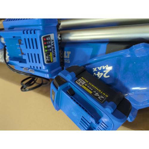 Kobalt 24-volt Cordless Battery String Trimmer and Leaf Blower and 4 Ah (Battery Included) (Charger Included)