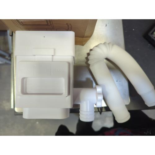 Anivia Rainwater Collection System, Downspout Diverter Fits for 2x3 or 3x4 Inch Standard Downspouts, Rain Barrel Diverter Kit with Adjustable Valve and Filter. 5ft Hose - White