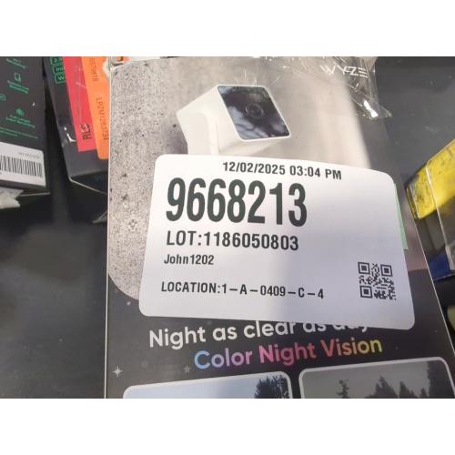 Color White Wyze Pan v3 Wired Indoor/Outdoor 1080P HD Home Security Camera with Privacy Mode