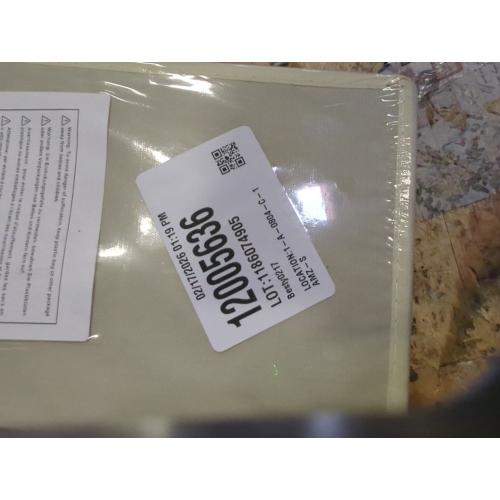 Storage Bins, Fabric Foldable Baskets for Shelves, Collapsible Storage Box Containers with Double Handles, Beige, 15 x 6 x 5 Inch, 3-Pack