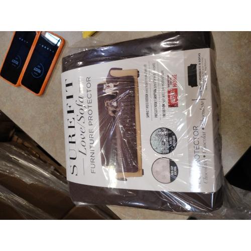 SureFit Pet Protector Sofa Furniture Cover in Chocolate