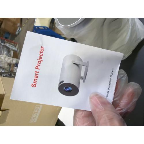 Mini Projector Portable Projector with WiFi6 and Bluetooth 5.0 130-Inch 1080P Support 160 ANSI Auto Keystone Outdoor Home Projector Built-in Android 11.0 OS