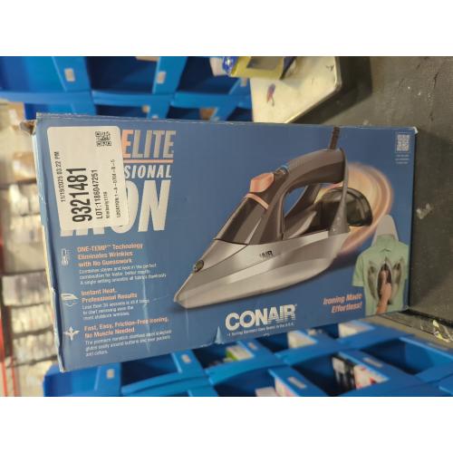 Conair Glide Lite Professional 1700-Watt Fabric Steaming Iron